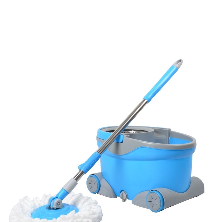 House Cleaning Long Cleaning Eco-friendly Flexible Mop Quick Dry Mop Bucket Rectangle Sustainable Magic Mop Microfibre Fabric