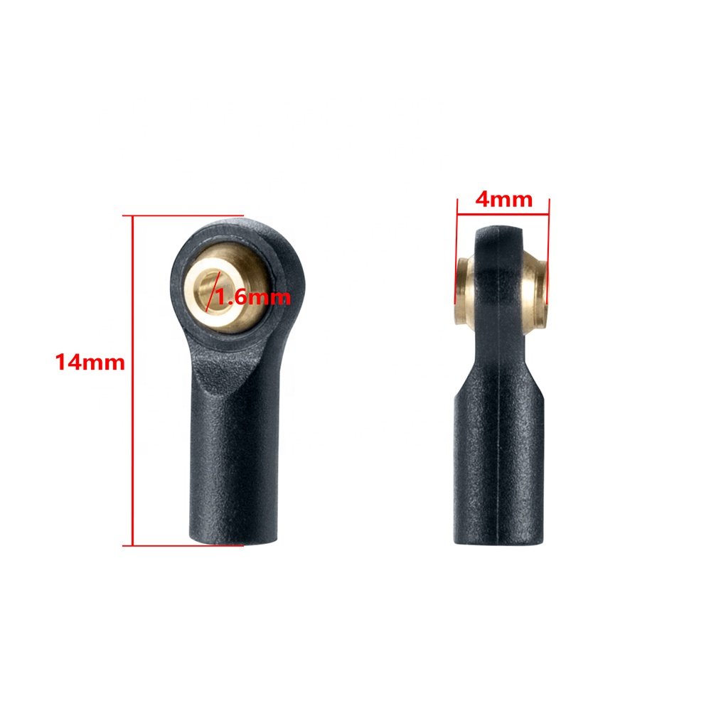 New Plastic Rod Ends Link Balls Head Joints for 1/24 RC Crawler SCX24 90081 AXI00001 02 04 05 06 Upgrade Parts Accessories