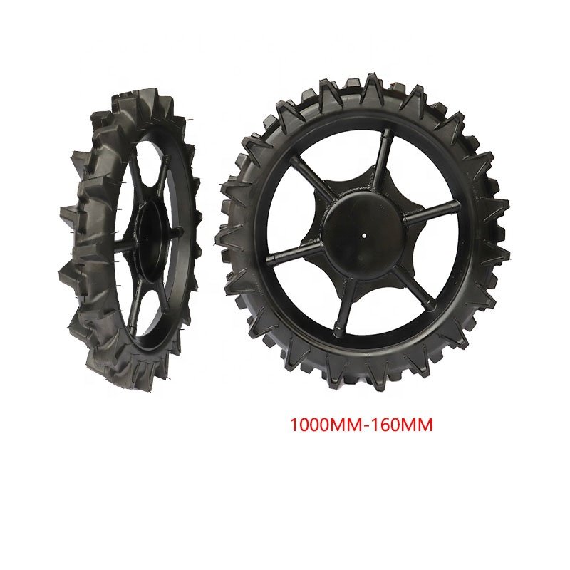 1000*160mm 1000mmx160mm 1.0m 39 inch height Agricultural Solid rubber Airless Tractor Iron Wheels Slim Tyres Boom Sprayer tyres