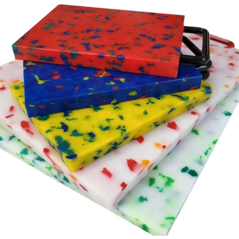 Mixed Colour Engineering Plastic Sheets Solid UHMWPE Board Recycled HDPE Sheets Boards