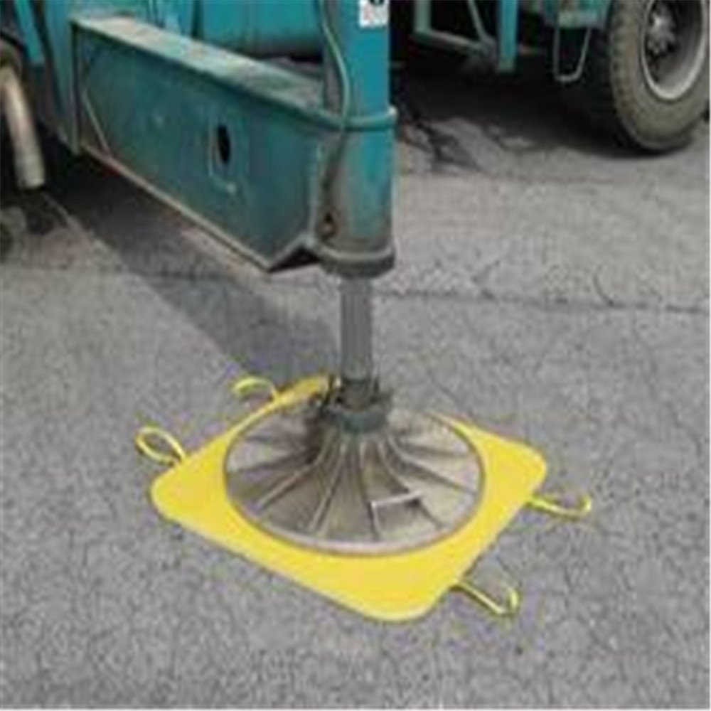 ZSPE Customized Outrigger Pads Stabilizer 3mm Thick PE Material Slip-Resistant Crane Lift Jack Trailer RV Wrecker Tow Truck
