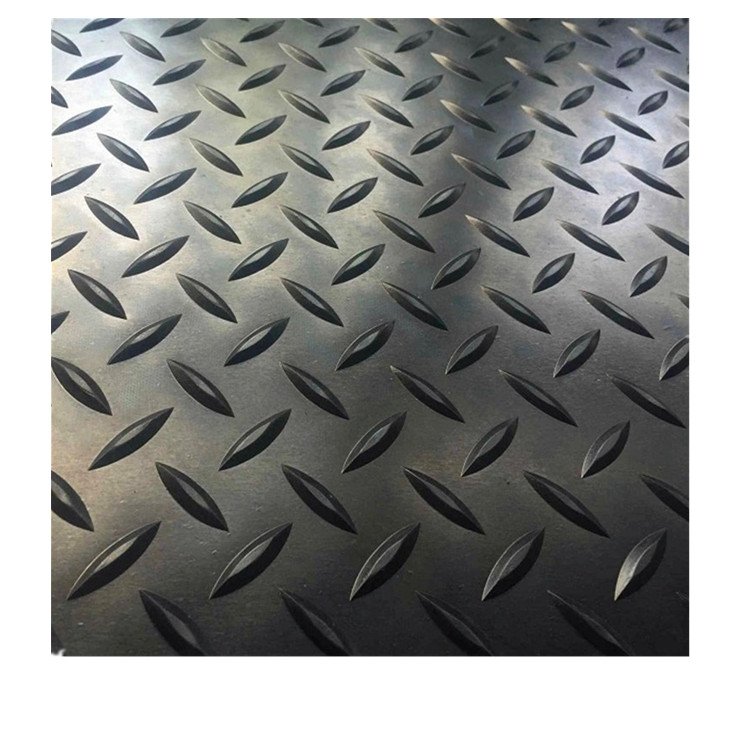 cheap black anti slip non toxic workshop garage car diamond willow leaf rubber sheet flooring roll mat