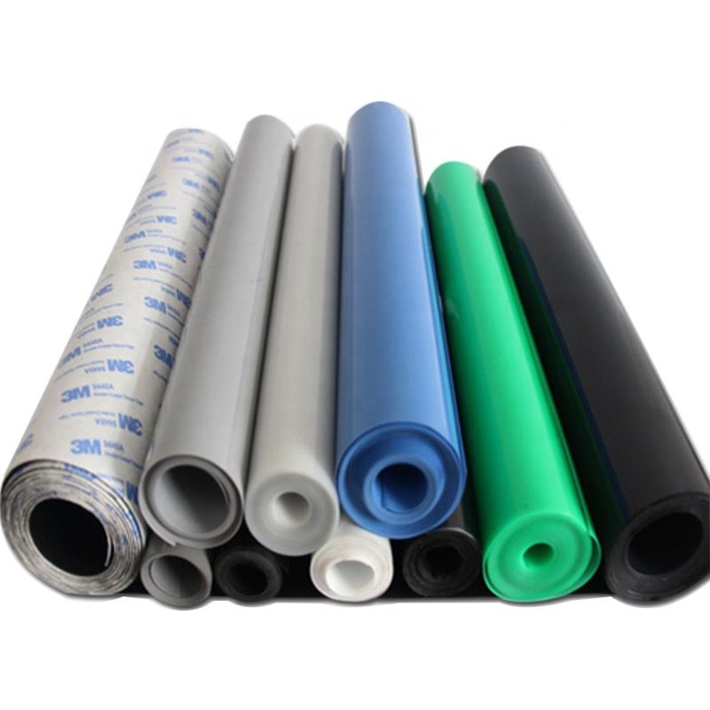 Custom Sky Blue High Temperature 0.5mm Silicone Rubber Sheet Roll