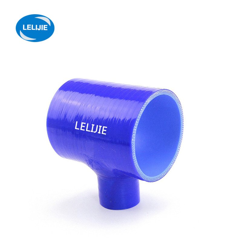 flexible automotive T shape silicone rubber radiator hose three ends pipes