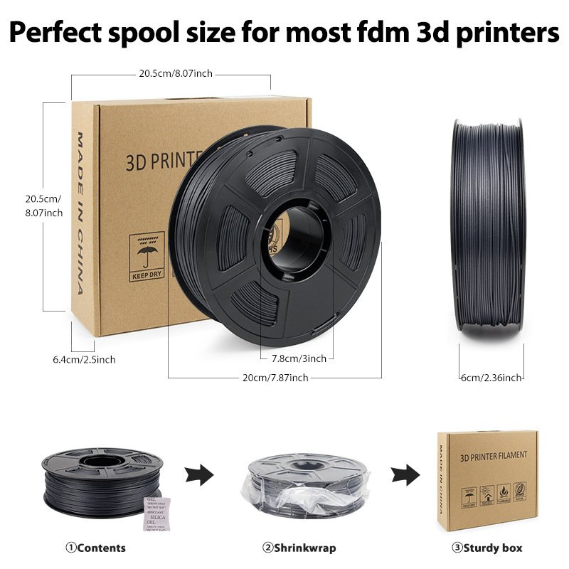PETG/TPU/SILK/PCL/ PLA 3D Printer Filament Plastic Rods China Manufacturer OEM/ODM 3D Printing Filament 1.75mm/2.85mm/1kg/3kg