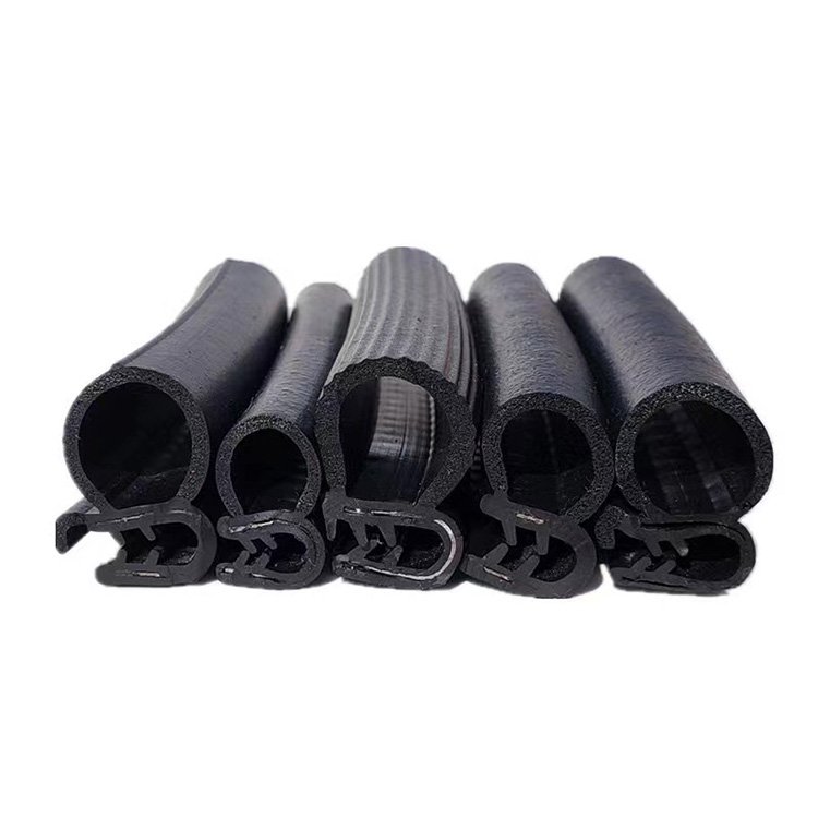 Soundproofing protection car door U-shaped sealing strips top or side bubble rubber strip