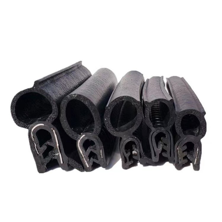 Soundproofing protection car door U-shaped sealing strips top or side bubble rubber strip