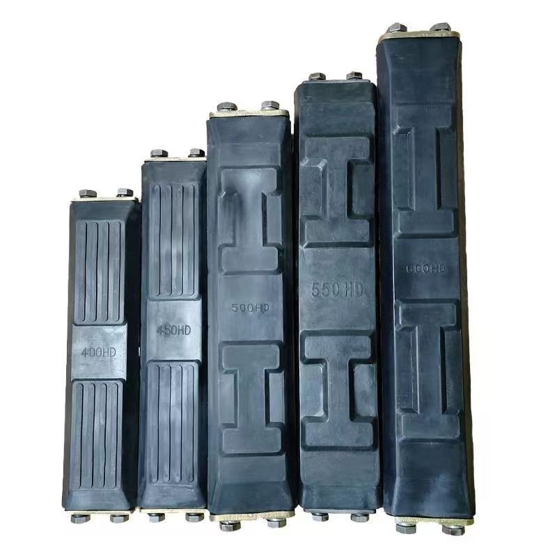 Crawler excavator loader bulldozer rubber crawler plate pad block