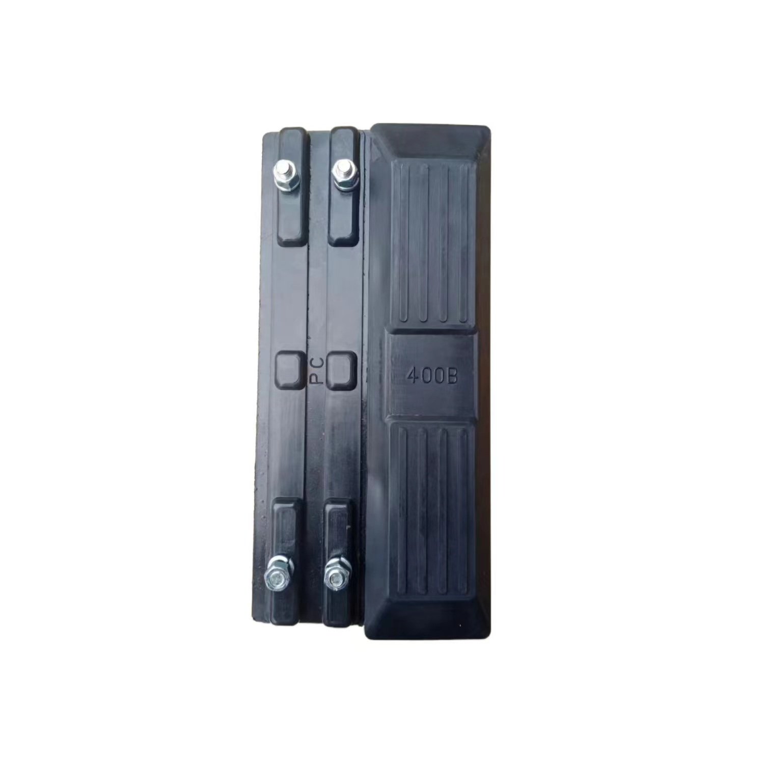 Crawler excavator loader bulldozer rubber crawler plate pad block
