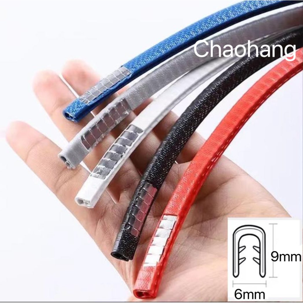 High quality PVC seal decorative Car Door Edge Guards Protector U Shape Edge Trim Profile Rubber Seal for glass edge protection