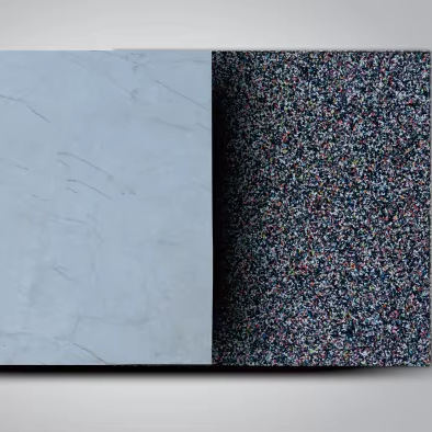 Factory customize anti-slip shock resistance Soft Marble Rubber Flooring tiles