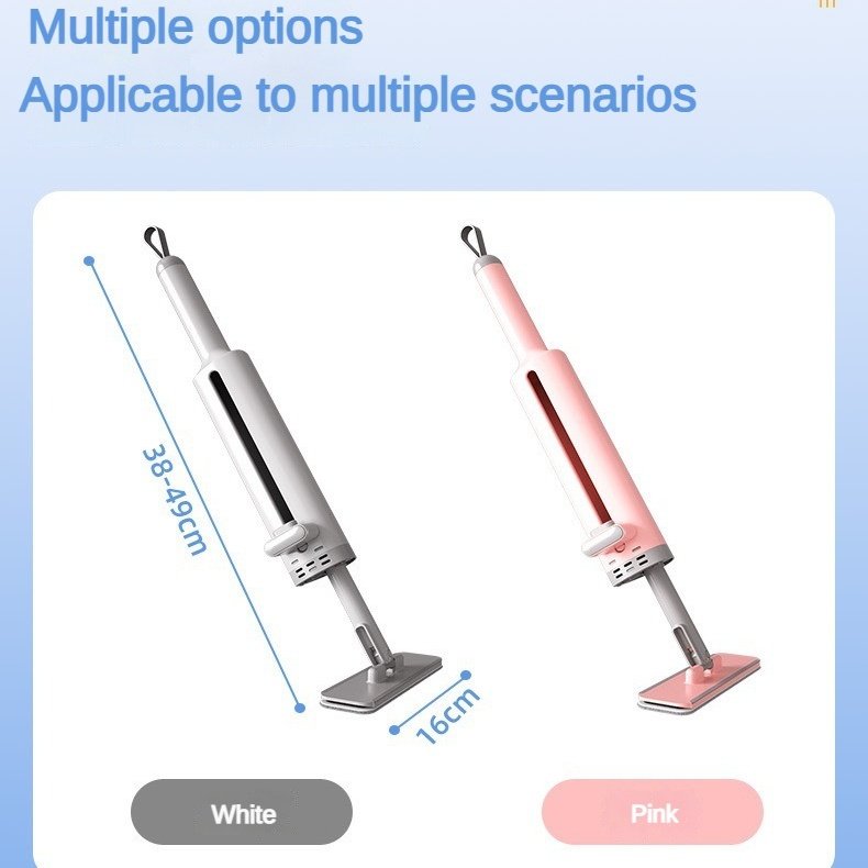 Wholesale Mini Mopi Absorbent Flat Squeeze Mop Rotating Automatic Rebound Mini Mop for Dirty Hands