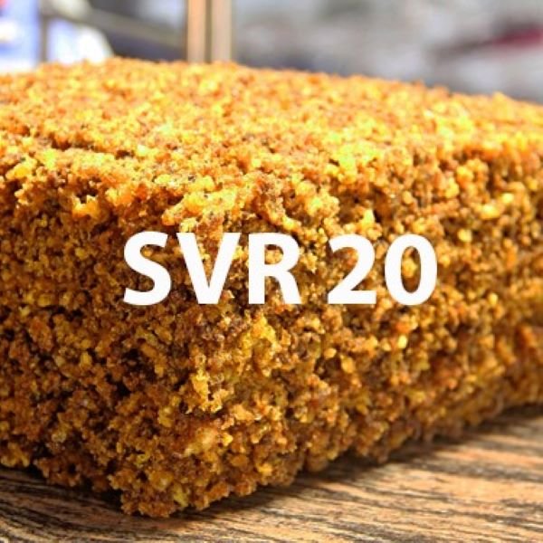 Natural SVR 20 Rubber Latex Molding Grade Raw Materials for Rubber Products