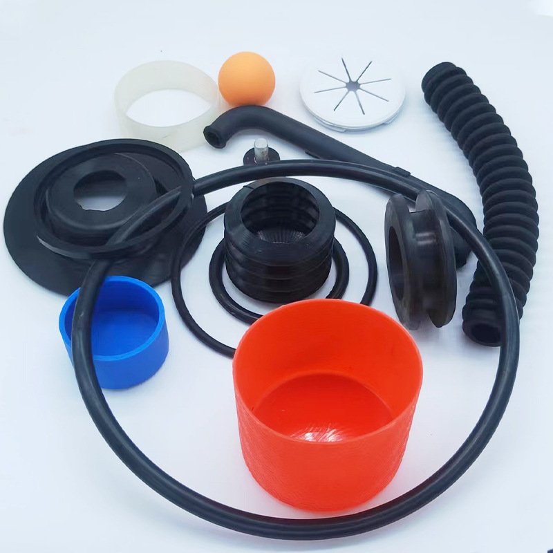 manufacturer custom silicone rubber molded part for automotive car machinery part epdm NR NBR PTFE FKM large small product