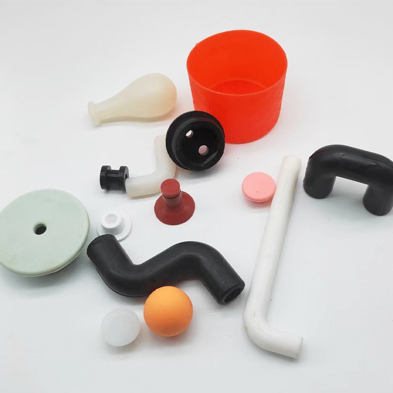 manufacturer custom silicone rubber molded part for automotive car machinery part epdm NR NBR PTFE FKM large small product