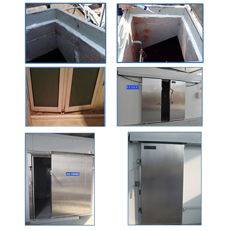 Custom Black Grey Color refrigerator door rubber gasket seal strip EPDM Material Extruded Cold Storage Door Rubber Seal Strip