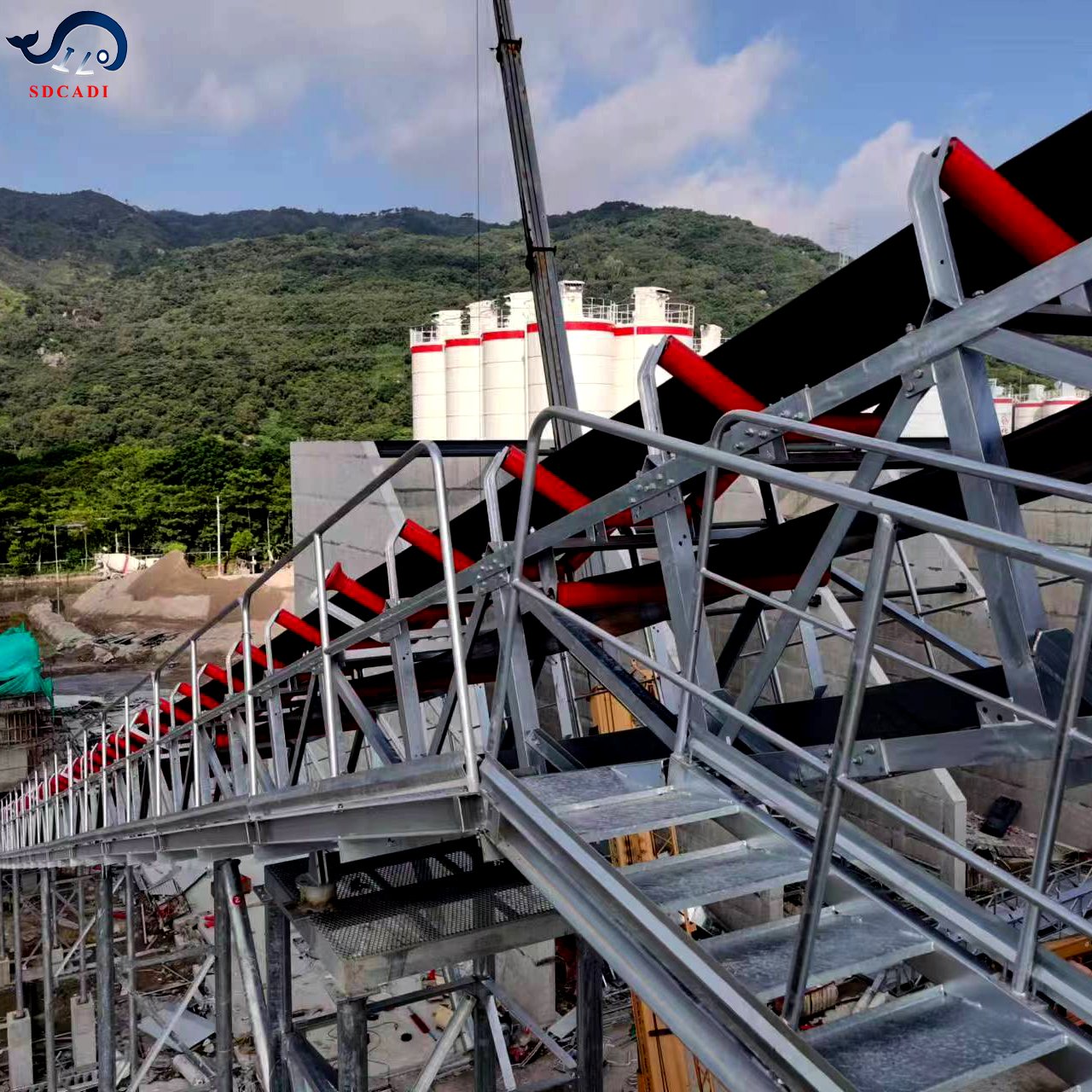 Professional customization mini folding power chevron silicone chevron rubber conveyor belt machine