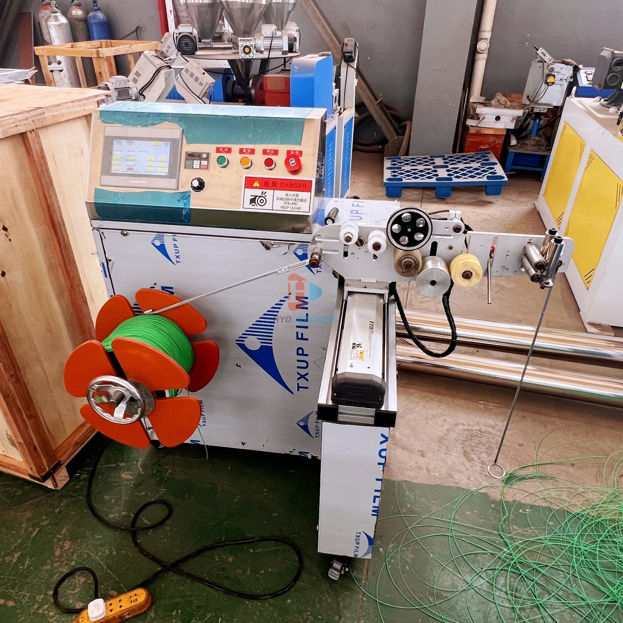 PE PP Welding Rod Production Line Plastic Rod Filament Making Machine Single Screw Extruder
