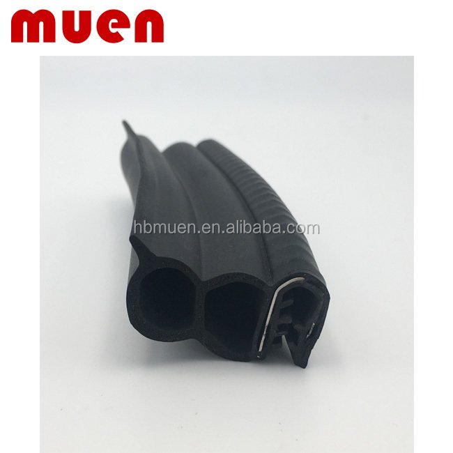 Factory custom high quality U-shaped rubber sealing strip EPDM Rubber strip plate card sealing strip
