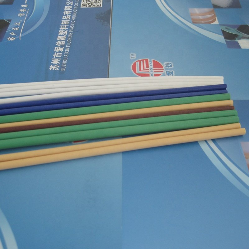 anti-adhesive flourine plastic material round bar colored PTFE rod