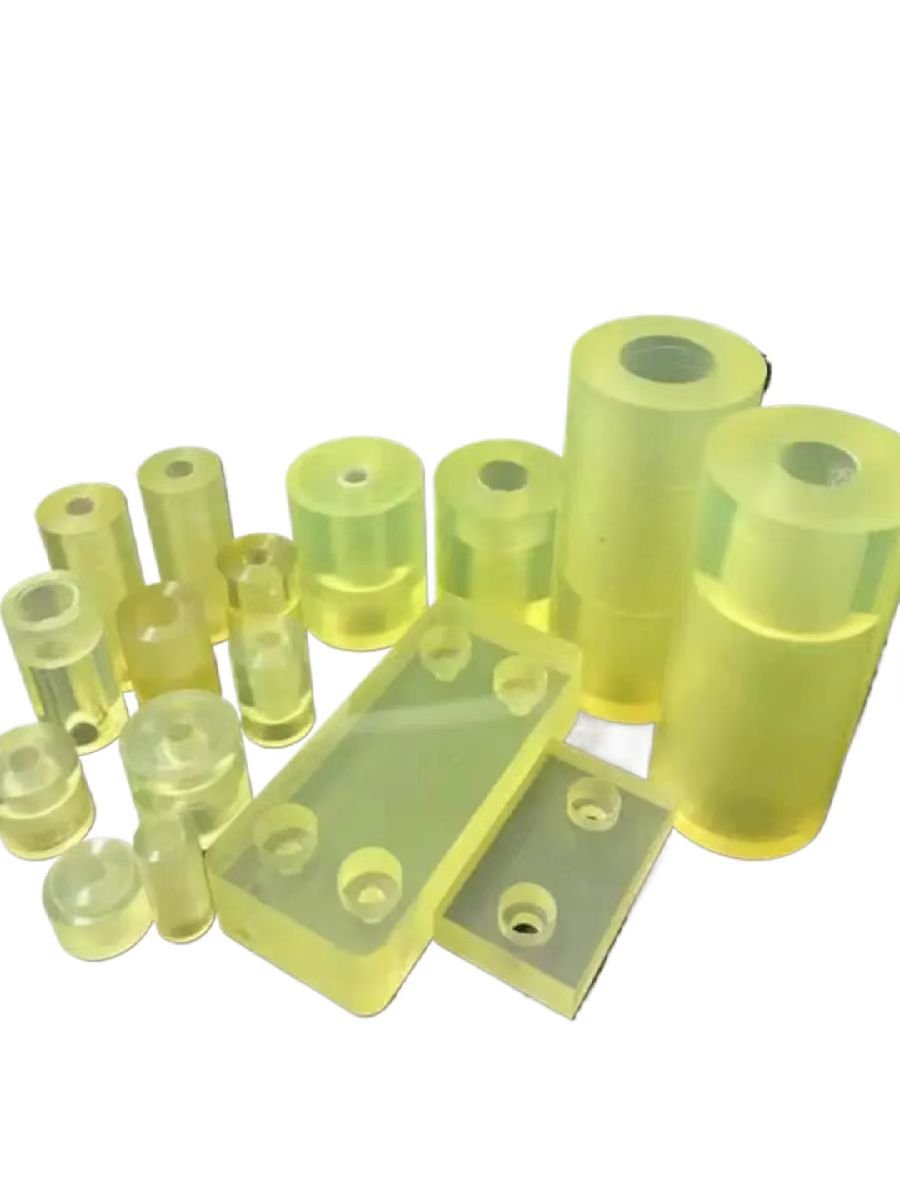 Polyurethane Gasket Yellow Transparent Tendon Shock Absorption Cushion Rubber Anti-collision Block