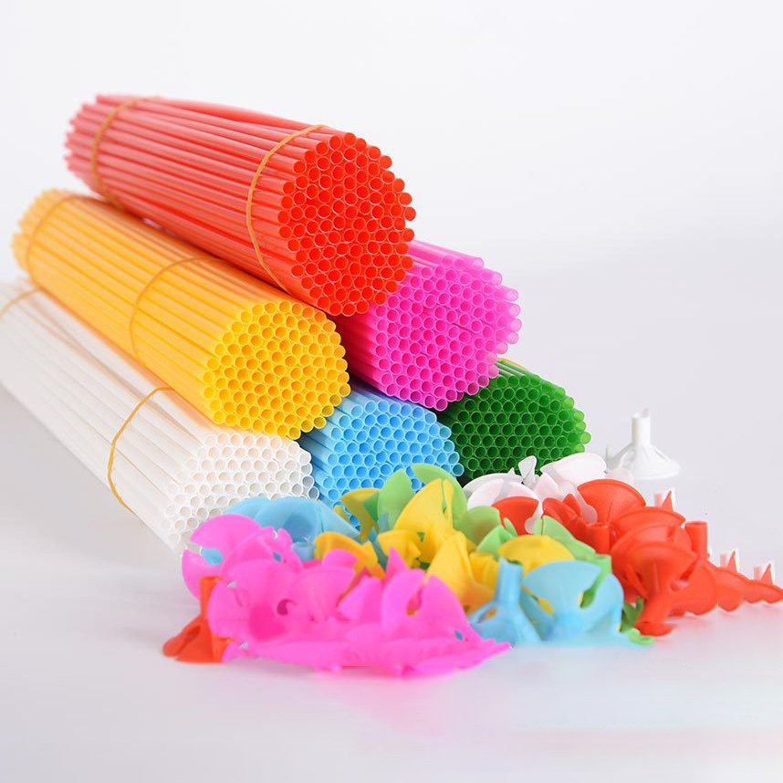 wholesale 40cm Plastic Balloon Stick Holder for Balloon birthday Decorative Support Rod ballons Accessories