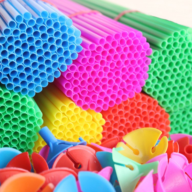 wholesale 40cm Plastic Balloon Stick Holder for Balloon birthday Decorative Support Rod ballons Accessories