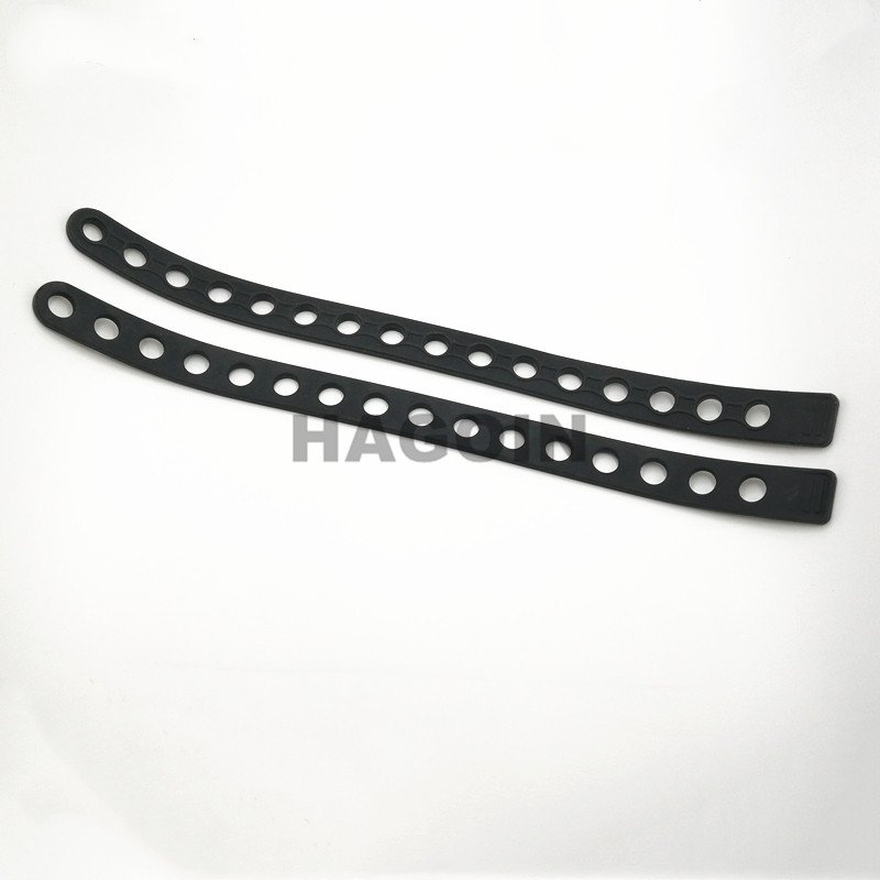 Stock 44CM long Heavy Duty Silicone Adjustable Rubber Tie Down Gear Strap