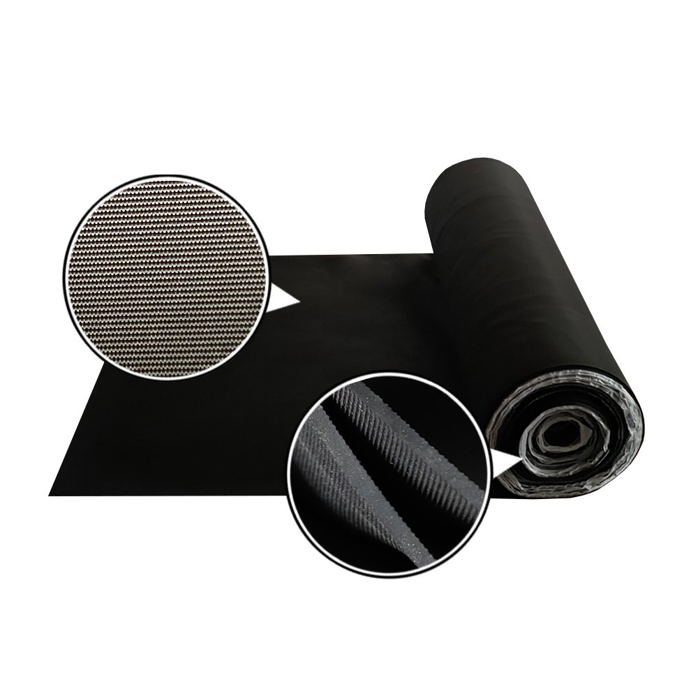 Black Non Slip Wear Resistant Nbr Rubber Flooring Sheet Mat Anti Slip Rubber Sheet
