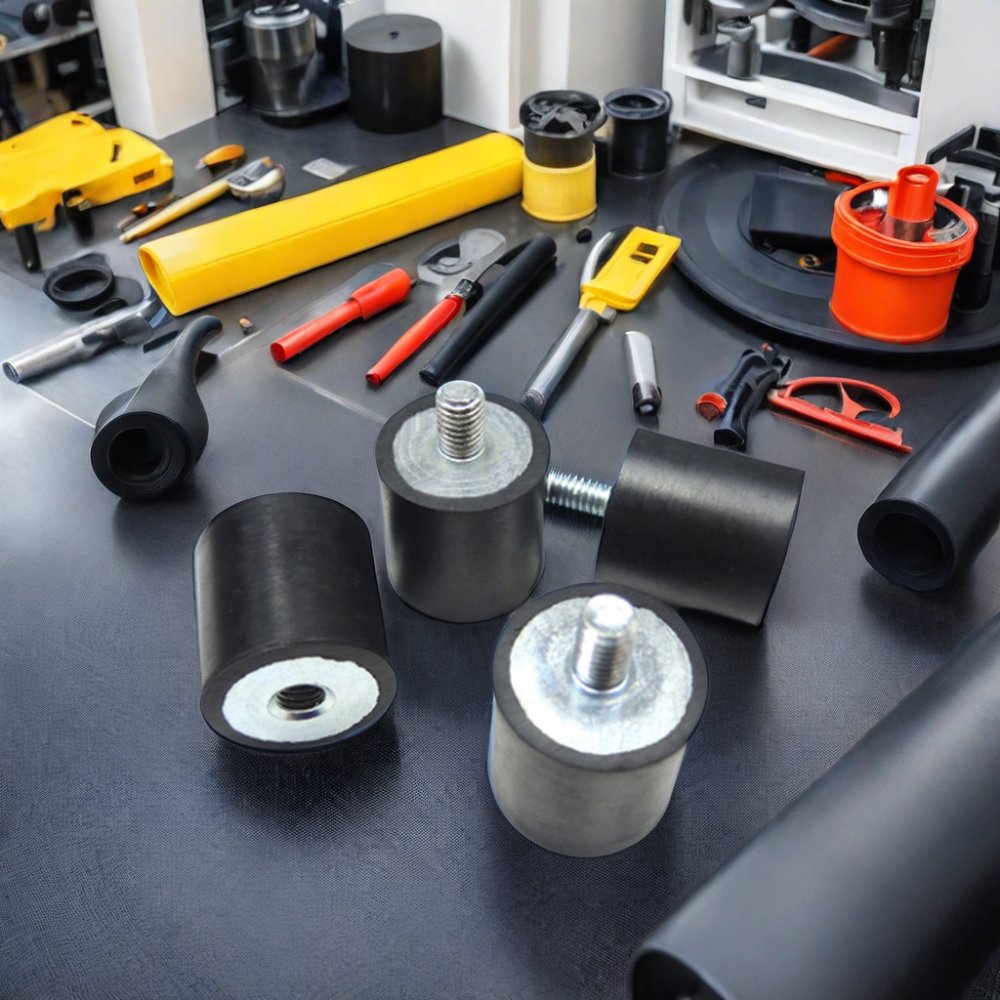 Essential EPDM Plastic NBR Rubber Products with Screw Rod Various Applications Custom Cutting Processing Service