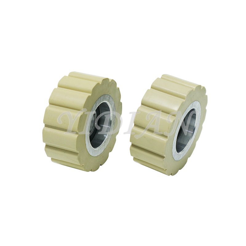 60*15*24mm Woodworking Machinery Tools Edgebander Rubber Roller Press Wheel Transport Roller For Cehisa Edge Banding Machine