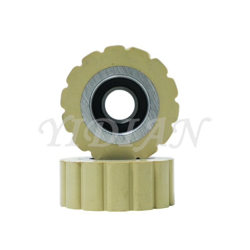60*15*24mm Woodworking Machinery Tools Edgebander Rubber Roller Press Wheel Transport Roller For Cehisa Edge Banding Machine