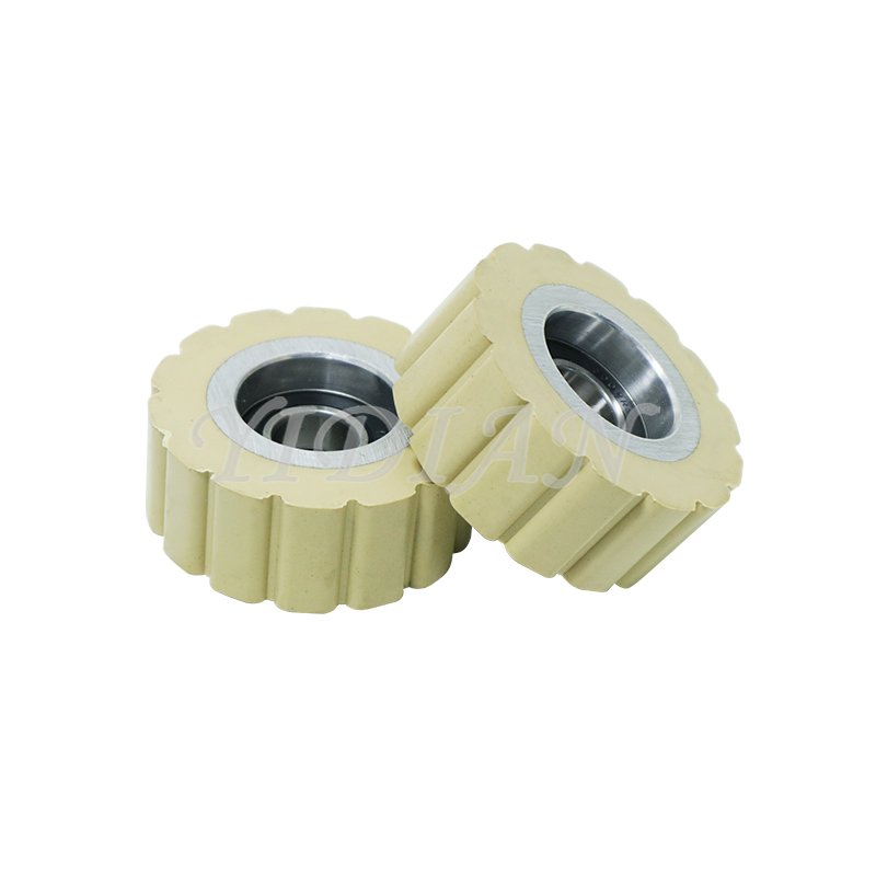 60*15*24mm Woodworking Machinery Tools Edgebander Rubber Roller Press Wheel Transport Roller For Cehisa Edge Banding Machine