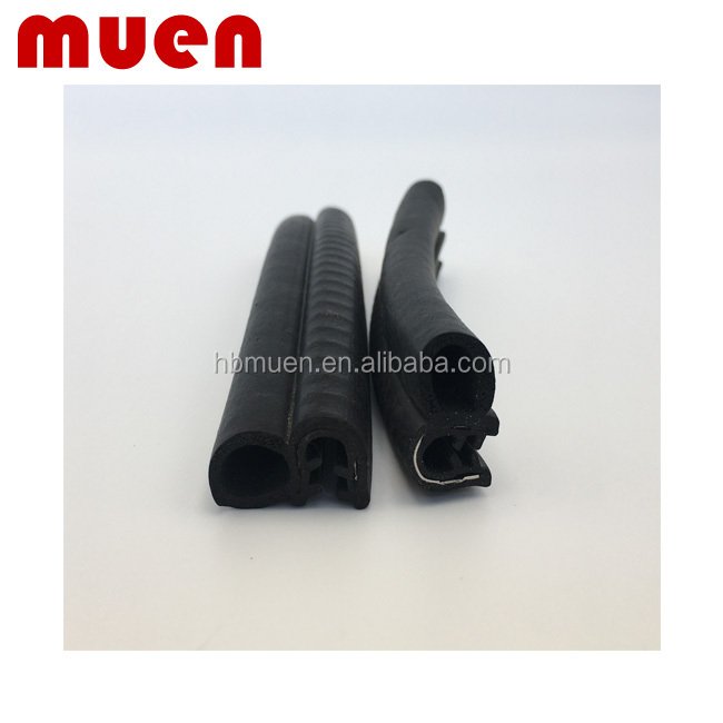 Automotive Weather Stripping D-Shape Rubber Seal Strip Self-Adhesive EPDM Rubber Car Weather Stripping for Car Door Window