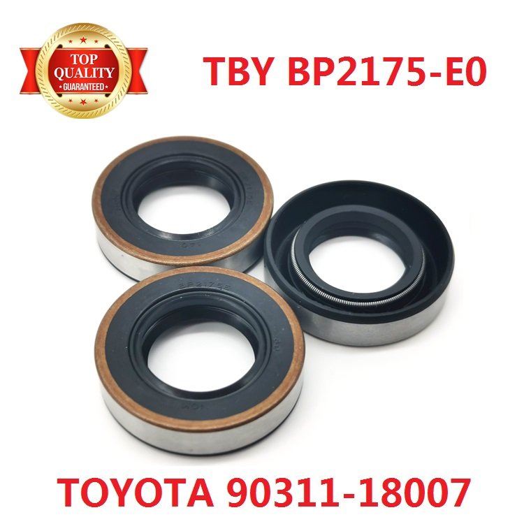 Manufacture Oil Prevention NBR FKM Power Steering Oil Seal Double Lip Black/Brown Rubber TC Oil Seal For Automotive