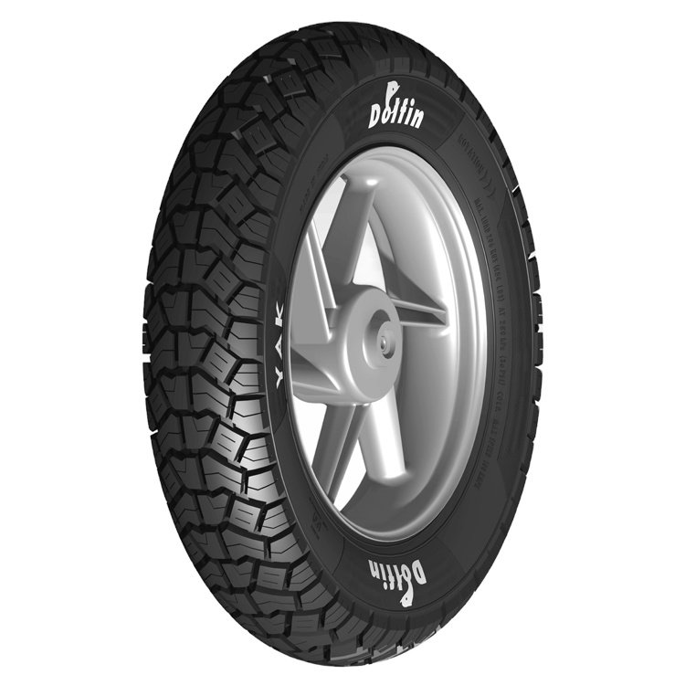 High Quality Dolfin Automotive Smooth Tube Less Tyres Customized Rear Weatherproof Design for Bikes Motorcycles Indian Supplier