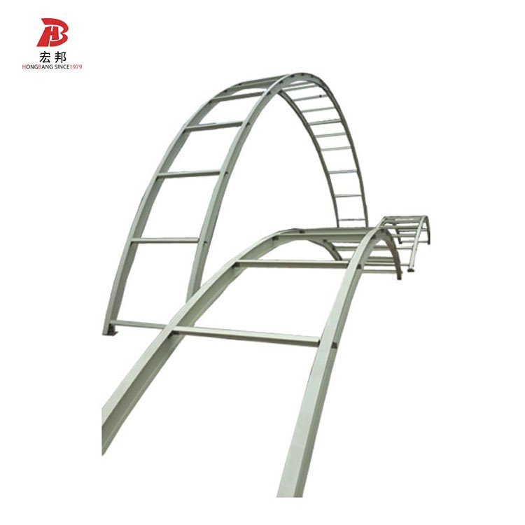 GRP FRP curved i beams OEM I/H shaped bending stress i-beam for sale