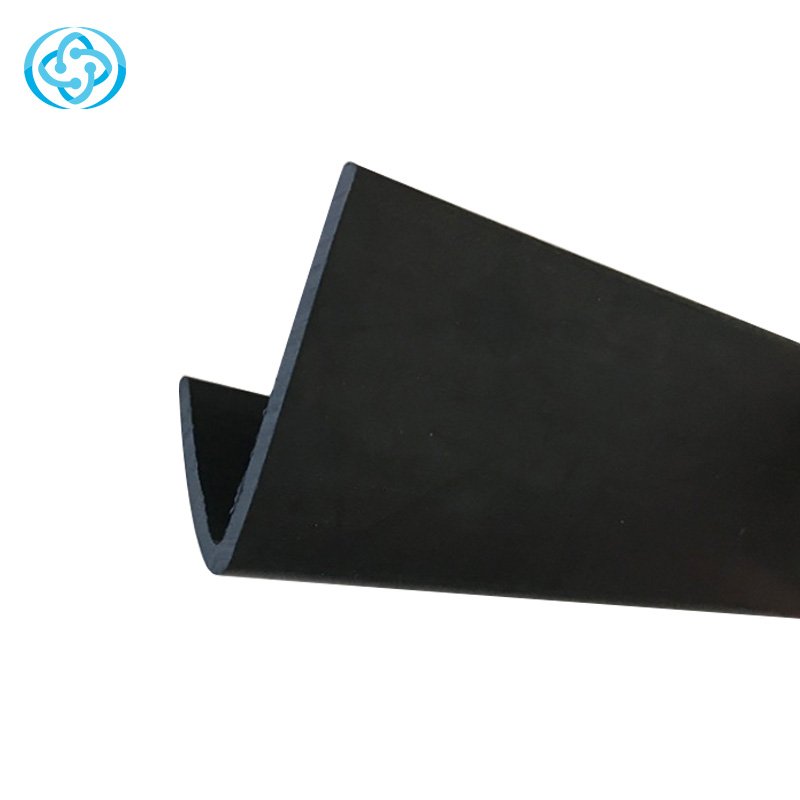 Anti collision durable angle epdm rubber extrusion profile