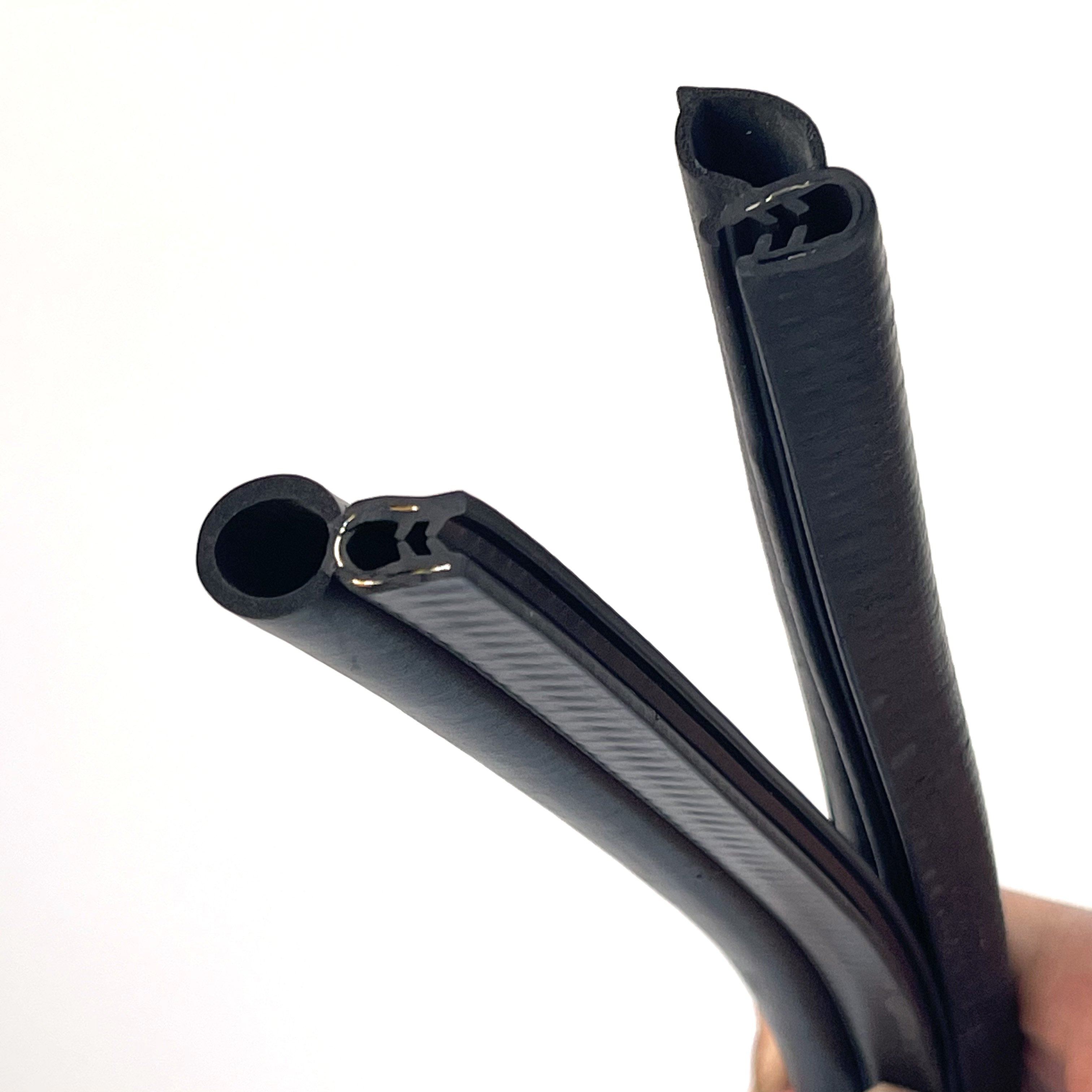 Automotive EPDM extruded sponge rubber composite profile seal