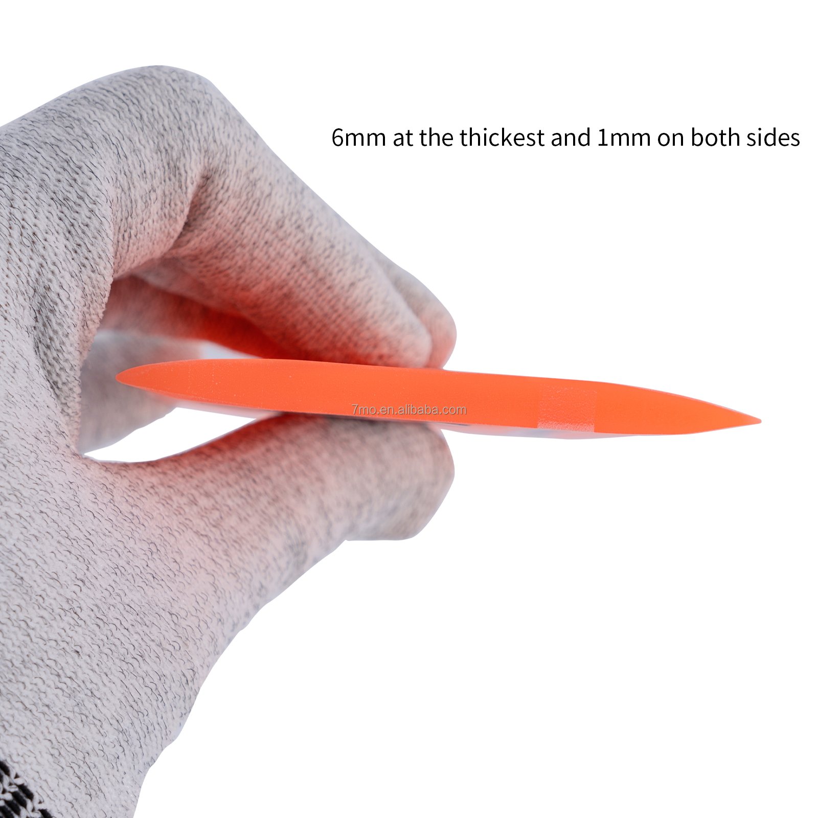 7mo High Quality 10cm Anti-Scratch TPU Squeegee Rubber Squeegee Car Wrap Tools for Car PPF Squeegee with Magnet