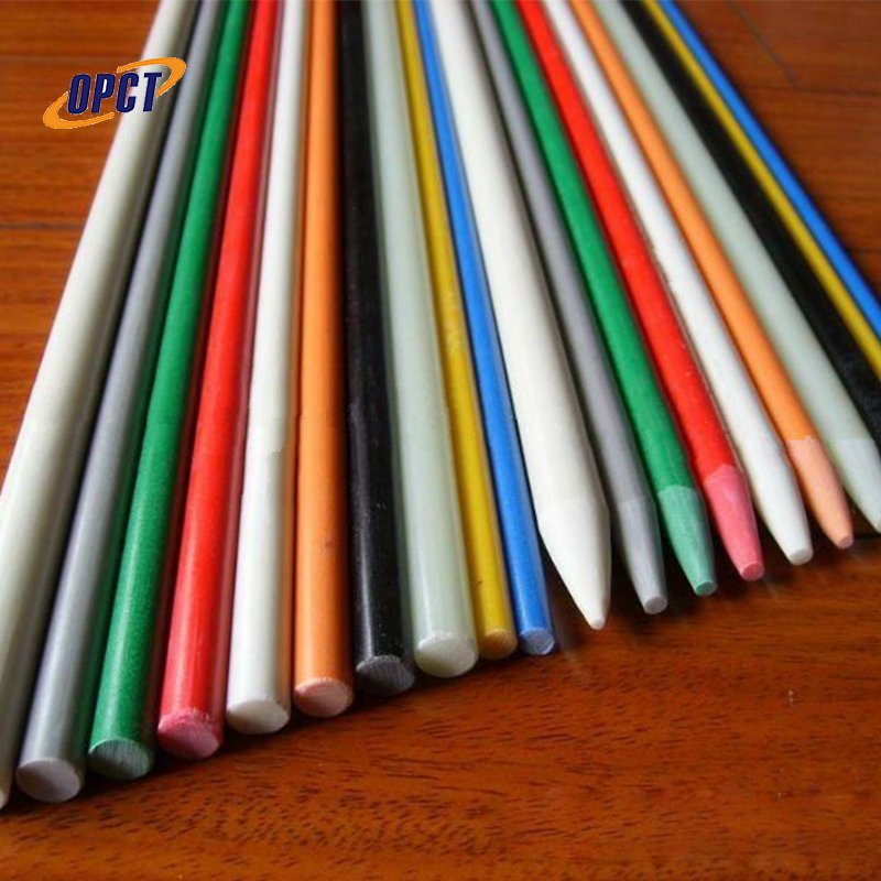 Customized FRP rod round bar stake plastic rod 4mm 4.5mm 5mm 6mm