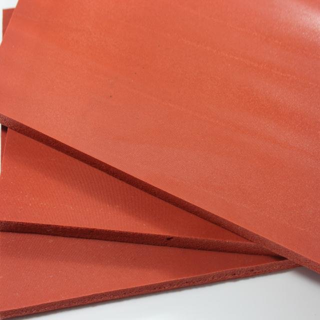 High temperature resistant red silicone rubber sheet sponge foam pad silicone foam sheet