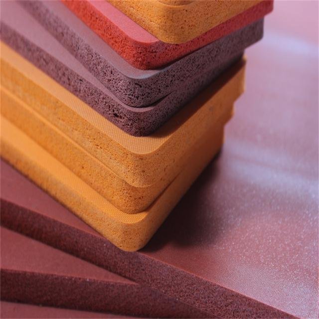 High temperature resistant red silicone rubber sheet sponge foam pad silicone foam sheet