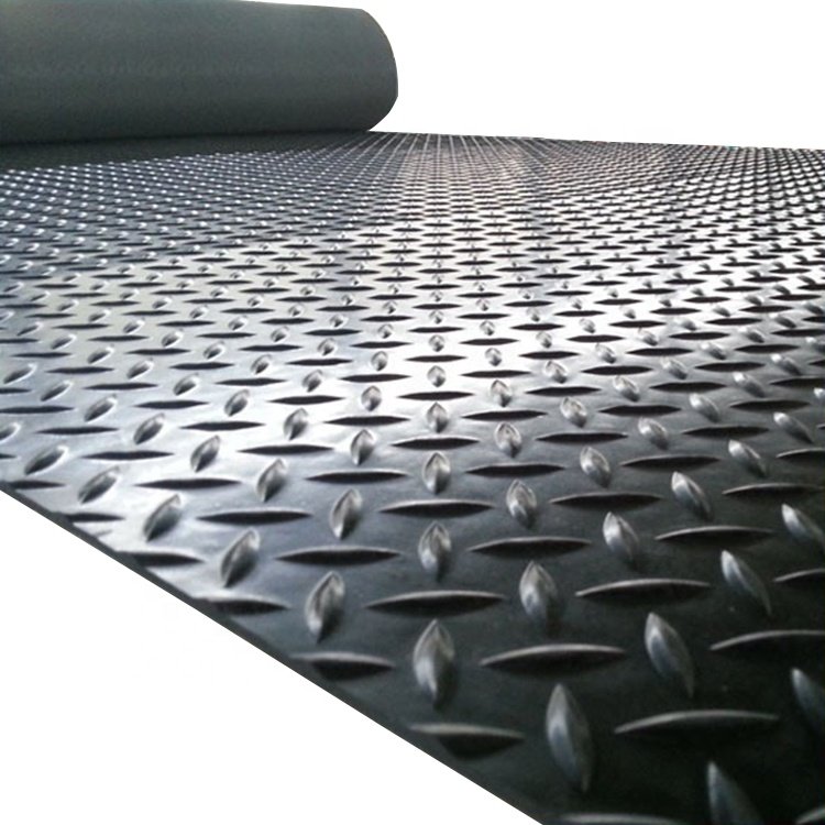 3mm green rubber sheet/red diamond rubber floor mat/ natural latex rubber sheet