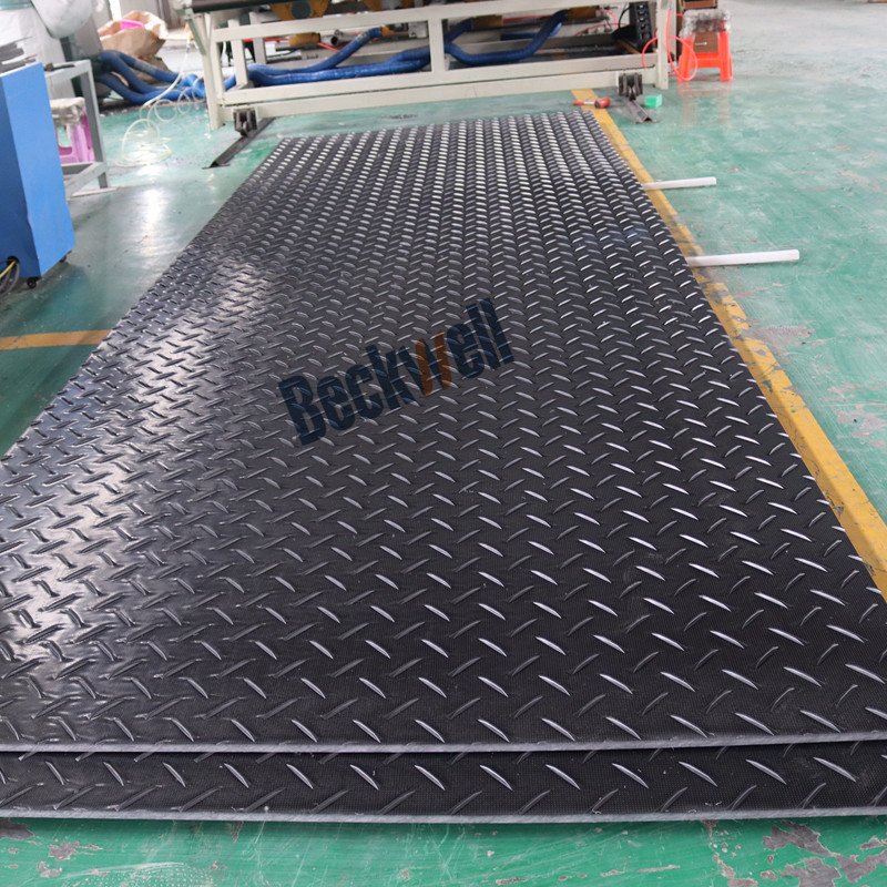 Temporary Roadway for Heavy Duty Tuck Ground Protection Mat Instant Ways Customized Size Thickness Color