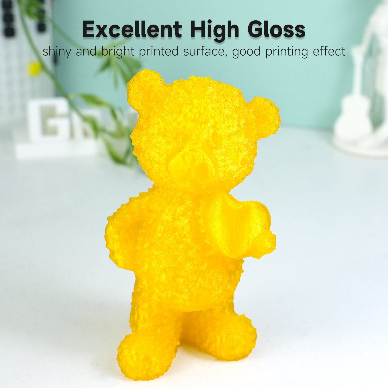 Transparent Yellow PETG Filament petg 1.75mm 1kg For 3d Printing