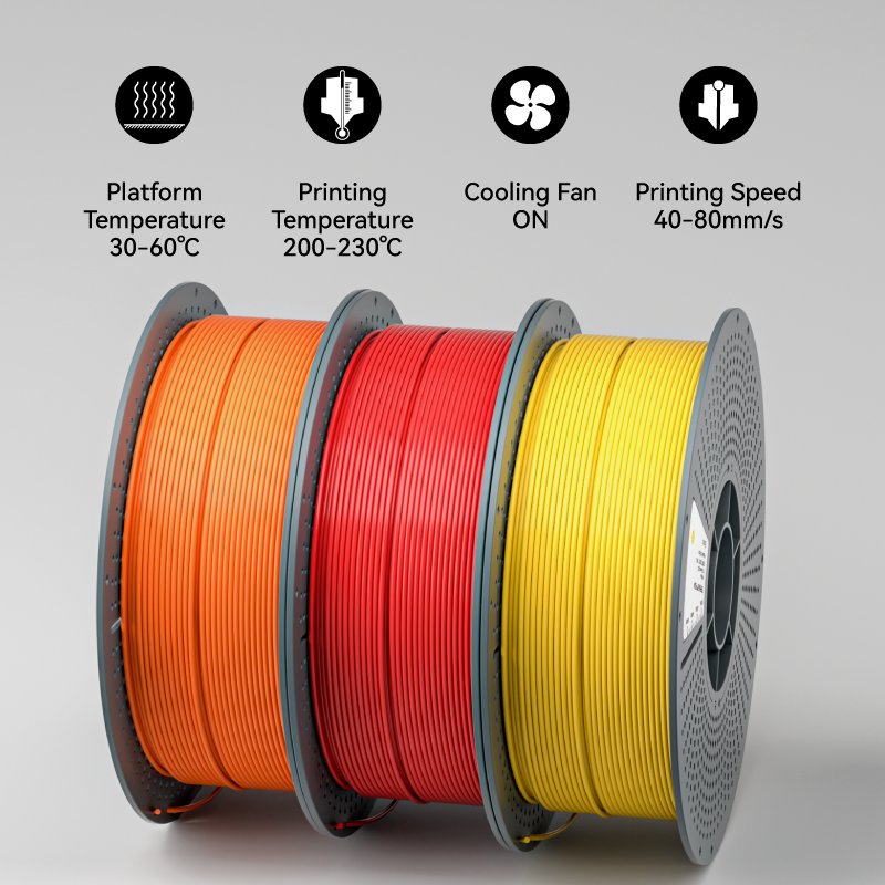 Kexcelled PLA K6 High Toughness High Strength PLA Plus 3D Printing Plastic Rods 1.75mm 2.85mm 1KG 3KG 5KG We Do OEM ODM