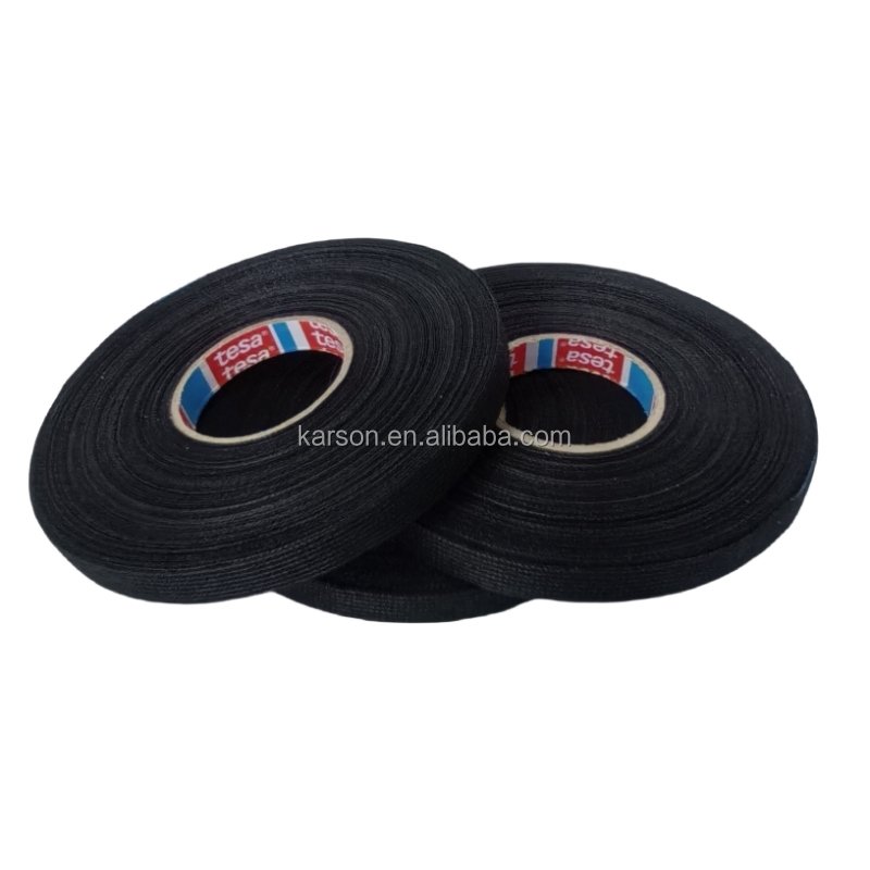 tesa 51608 Wire Harness Cloth Electrical Tape Wire Loom Tape Wiring Harness Automotive Heat Proof Cloth Tape