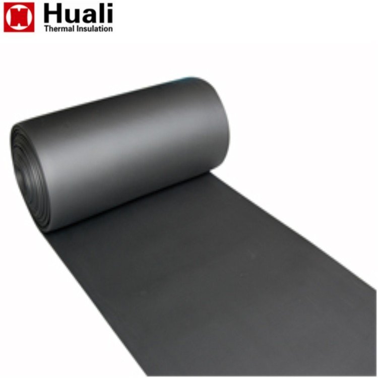 acoustical and thermal rubber foam adhesive backed waterproof rubber foam sheet rubber insulation roll