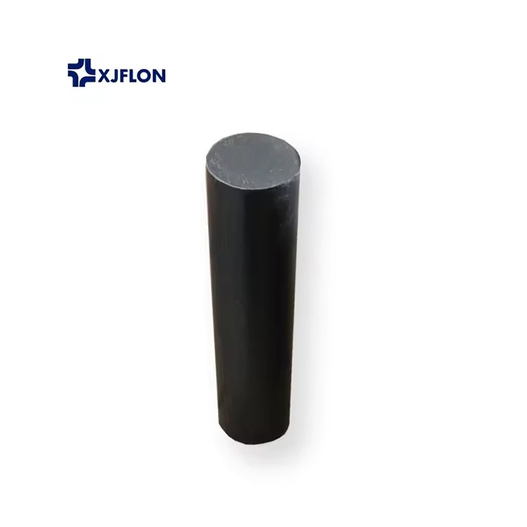 suppliers custom black carbon filled ptfe bar extruded stick ptfe plastic rod products